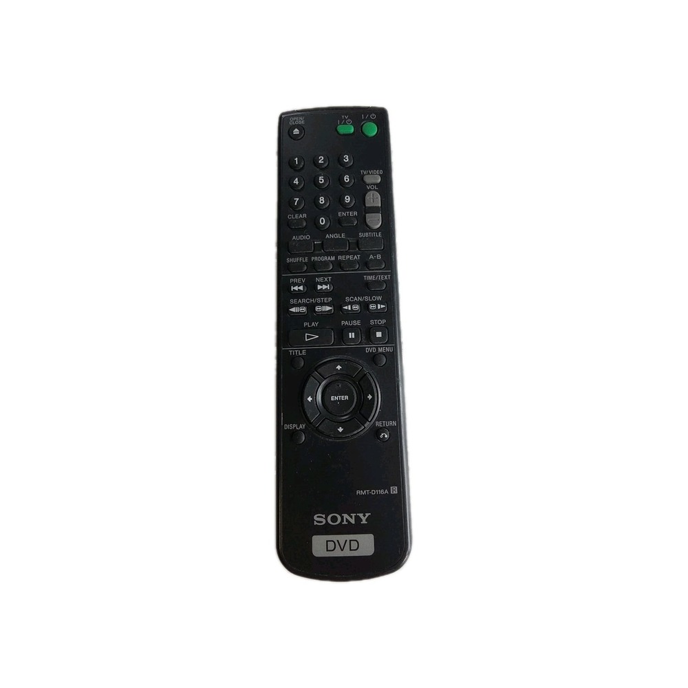 SONY RMT-D116A DVD PLAYER REMOTE CONTROL DVP-S360 DVP-S350‎ DVP-S363 DVP-S36